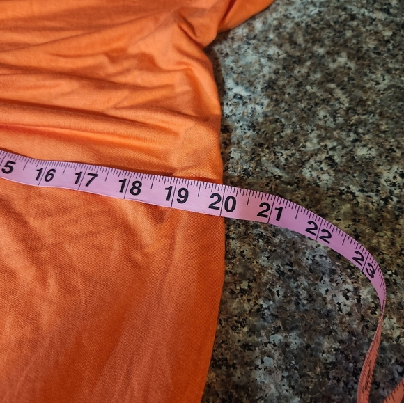 A New Day Rouched Orange Dress - Picture 6 of 7